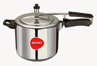 Baltra Stella 3 Ltr Pressure Cooker With ISI Mark 3 L Inner Lid Induction Bottom Pressure Cooker(Aluminium)