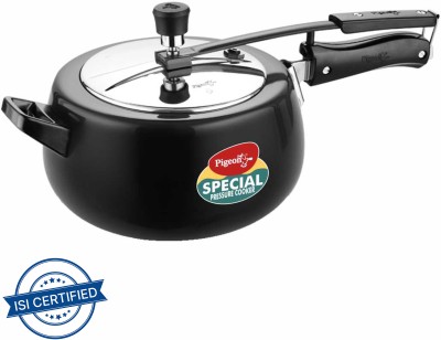Pigeon Special Plus and Gas stove Compatible 5 L Induction Bottom Pressure Cooker(Hard Anodized)