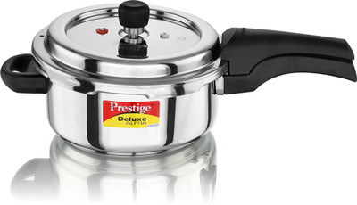 Prestige Deluxe Alpha Svachh 3 L Outer Lid Induction Bottom Pressure Cooker(Stainless Steel)