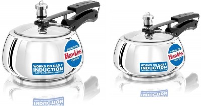 Hawkins Hawkins Contura (SSC20)2 L, (SSC35) 3.5 L, Induction Bottom 2 L, 3.5 L Inner Lid Induction Bottom Pressure Cooker(Stainless Steel)