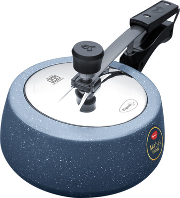 Pigeon Mabel Inner Lid Ceramic Cooker 2 L 2 L Inner Lid Induction Bottom Pressure Cooker(Aluminium)