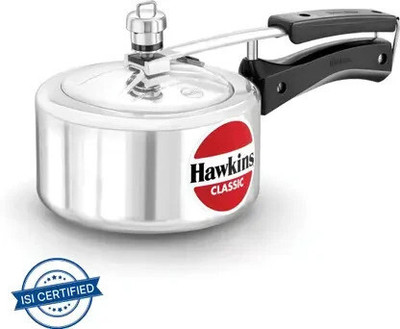 Hawkins Classic (CL15) 1.5 L Inner Lid Pressure Cooker 1.5 L Inner Lid Induction Bottom Pressure Cooker(Aluminium)