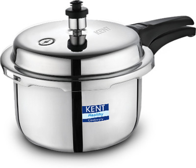 KENT KENT Pressure Cooker Stainless Steel Outer Lid 2 Litre 2 L Outer Lid Induction Bottom Pressure Cooker(Stainless Steel)