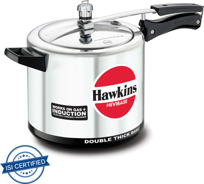 Hawkins Hevibase (IH65) 6.5 L Inner Lid Induction Bottom Pressure Cooker(Aluminium)