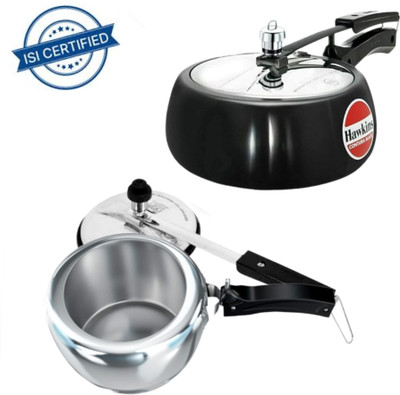 Hawkins 2 L, 3.5 L Inner Lid Pressure Cooker(Hard Anodized)