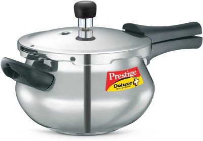 Prestige Deluxe Plus 3 L Induction Bottom Pressure Cooker(Aluminium)