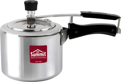 SUMMIT Plain 1.5 L Inner Lid Induction Bottom Pressure Cooker(Aluminium)