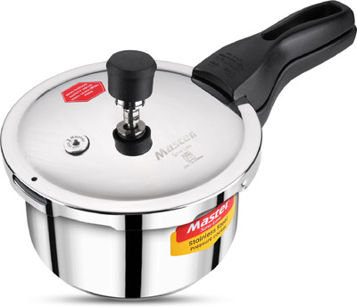 Master Imperial Stainless Steel 2 L Outer Lid Induction Bottom Pressure Cooker(Stainless Steel)