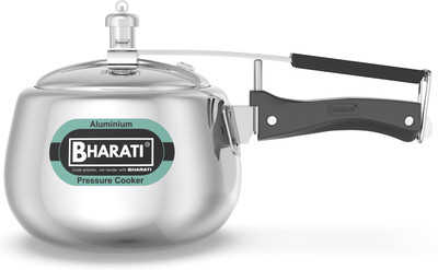 Bharati Aluminium Belly Pressure Cooker 3 L Inner Lid Induction Bottom Pressure Cooker(Aluminium)