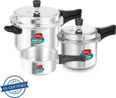 Pigeon Special Combo Pack 2 L, 3 L, 5 L Pressure Cooker
