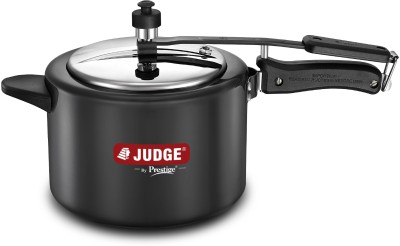 Judge by TTK Prestige Vista Induction Base Pressure Cooker Inner-Lid 5 L Induction Bottom Pressure Cooker(Hard Anodized)