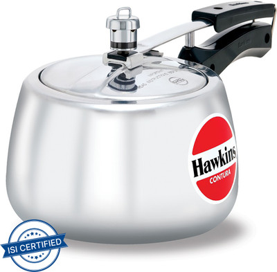 Hawkins Contura (HC30) 3 L Inner Lid Pressure Cooker(Aluminium)