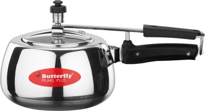 Butterfly Pearl Plus 3 L Inner Lid Induction Bottom Pressure Cooker(Aluminium)