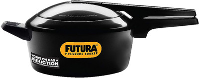 Hawkins Futura IFP20,IFP40 2 L, 4 L Inner Lid Induction Bottom Pressure Cooker(Hard Anodized)