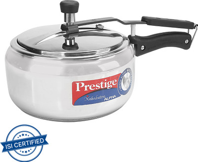 Prestige Nakshatra Alpha 3.5 L Inner Lid Induction Bottom Pressure Cooker(Stainless Steel)
