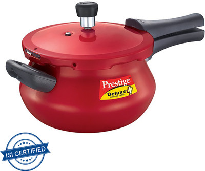 Prestige Deluxe Plus 5 L Outer Lid Induction Bottom Pressure Cooker(Aluminium)