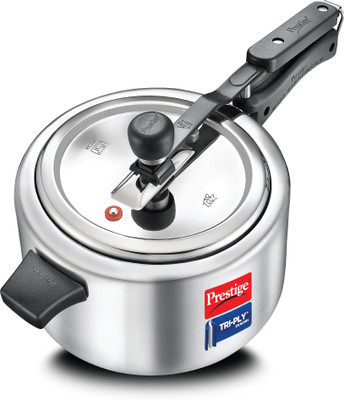 Prestige Tri-Ply Svachh 3.5 L Inner Lid Induction Bottom Pressure Cooker(Triply)