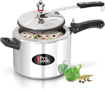 MILTON 5 L Inner Lid Induction Bottom Pressure Cooker(Aluminium)
