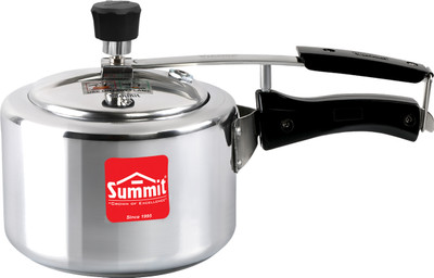 SUMMIT PLAIN WIDE SUPREME | NON-INDUCTION | 3L PRESSURE COOKER 3 L Inner Lid Pressure Cooker(Aluminium)