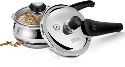 MILTON 1.5 L Outer Lid Induction Bottom Pressure Cooker(Stainless Steel)