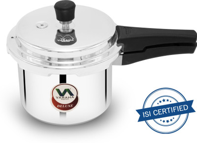 Varaha Deluxe Premium Heavy Gauge 3 L Outer Lid Pressure Cooker(Aluminium)