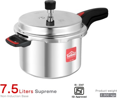 SUMMIT Outer Lid Supreme 7.5 L Outer Lid Pressure Cooker(Aluminium)