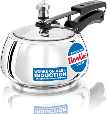 Hawkins Contura (SSC20) 2 L Inner Lid Induction Bottom Pressure Cooker(Stainless Steel)