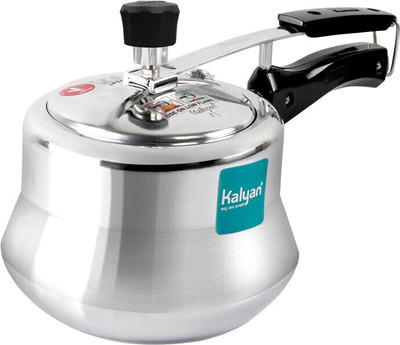 kalyan Matki Cooker | Induction Base | 3L Pressure Cooker | Blue Series Cooker 3 L Inner Lid Induction Bottom Pressure Cooker(Aluminium)