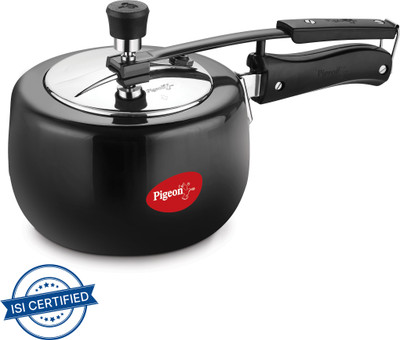 Pigeon Amelia 3 L Inner Lid Induction Bottom Pressure Cooker(Aluminium)