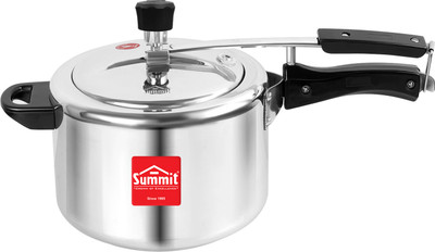 SUMMIT Supreme Inner Lid 5 L Inner Lid Induction Bottom Pressure Cooker(Aluminium)