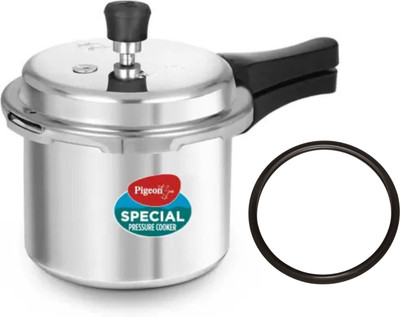 Pigeon Special Cooker With Extra Gasket 3 L Pressure Cooker  (Aluminium) For Rs. 699 @ 45 %