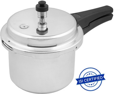 Kreme Special Premium 3 L Outer Lid Induction Bottom Pressure Cooker(Aluminium)