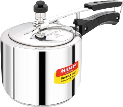 Master Gloria 3 L Inner Lid Induction Bottom Pressure Cooker(Stainless Steel)