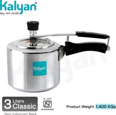 kalyan 3 L Inner Lid Pressure Cooker(Aluminium)