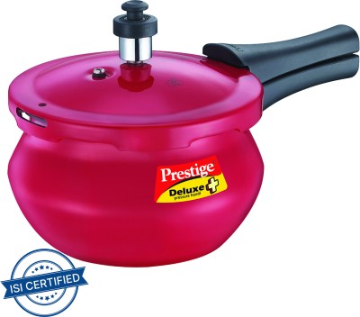 Prestige Deluxe Plus Baby Handi Red 2 L Outer Lid Induction Bottom Pressure Cooker(Aluminium)