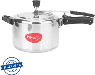 Pigeon Storm 5 L Inner Lid Induction Bottom Pressure Cooker(Aluminium)