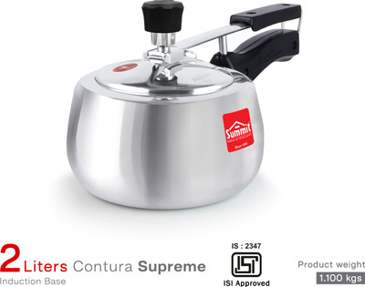 SUMMIT C-tura Supreme 2 L Inner Lid Induction Bottom Pressure Cooker(Aluminium)