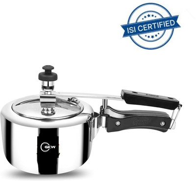 ARGKW Heavy ISI 1 L Inner Lid Induction Bottom Pressure Cooker(Aluminium)