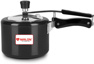 NIRLON Supreme cooker 2 L Inner Lid Induction Bottom Pressure Cooker(Hard Anodized)