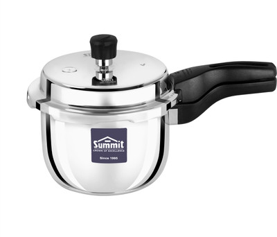 SUMMIT | Triply Elite | Outerlid Cooker | Stainless Steel | 3 L Outer Lid Induction Bottom Pressure Cooker(Stainless Steel)
