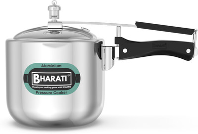 Bharati Aluminium Regular Induction Base Pressure Cooker 3 L Inner Lid Induction Bottom Pressure Cooker(Aluminium)