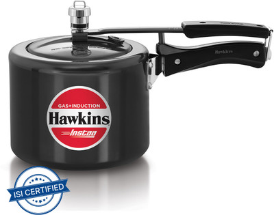 Hawkins Instaa Tall (IIH3T) 3 L Inner Lid Induction Bottom Pressure Cooker(Hard Anodized)