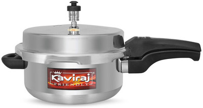 Kaviraj Friendly Regular Pan with Lid Senior 5 L 5 L Outer Lid Pressure Pan(Aluminium)