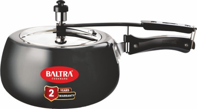 Baltra Orion Hard Anodized ISI Mark 3 L Inner Lid Induction Bottom Pressure Cooker(Hard Anodized)