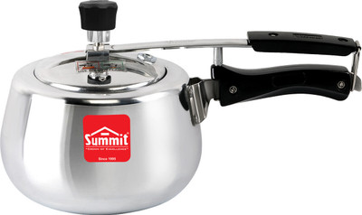 SUMMIT C-tura Supreme Non-Induction Bottom 3 L Inner Lid Pressure Cooker(Aluminium)