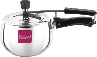 kalyan Belly 3 L Inner Lid Induction Bottom Pressure Cooker(Stainless Steel)