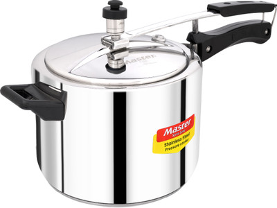 Master Gloria 5 L Inner Lid Induction Bottom Pressure Cooker(Stainless Steel)