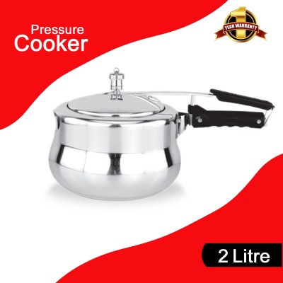 ROYAL ELIBA Eco Friendly Multi-funtional Pressure Cooker 2 L Outer Lid Induction Bottom Pressure Cooker(Aluminium)