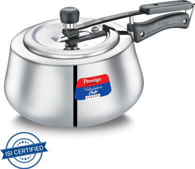 Prestige Nakshatra Cute Svachh 3 L Inner Lid Induction Bottom Pressure Cooker(Stainless Steel)