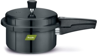 Preethi Hard Anodized Induction Base Outer Lid Pressure Cooker 3 Litres 3 L Induction Bottom Pressure Cooker(Hard Anodized)